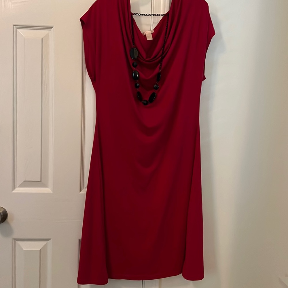 Large Dress By  a’ Milano dress size Large 95% polyester, 5% spandex